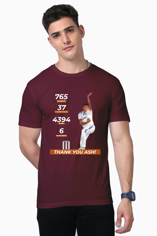 R Ashwin - Thank you Ash - Unisex Supima T