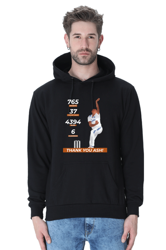 R Ashwin - Thank you Ash - Unisex Hoodie