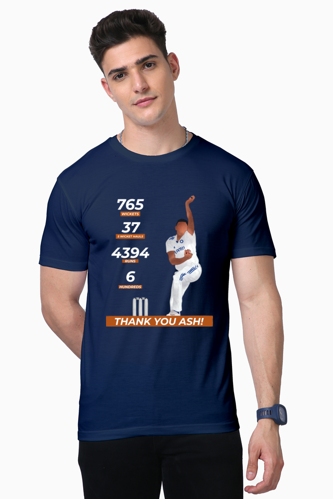 R Ashwin - Thank you Ash - Unisex Supima T