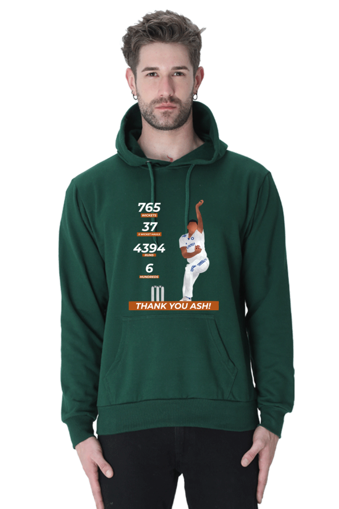 R Ashwin - Thank you Ash - Unisex Hoodie