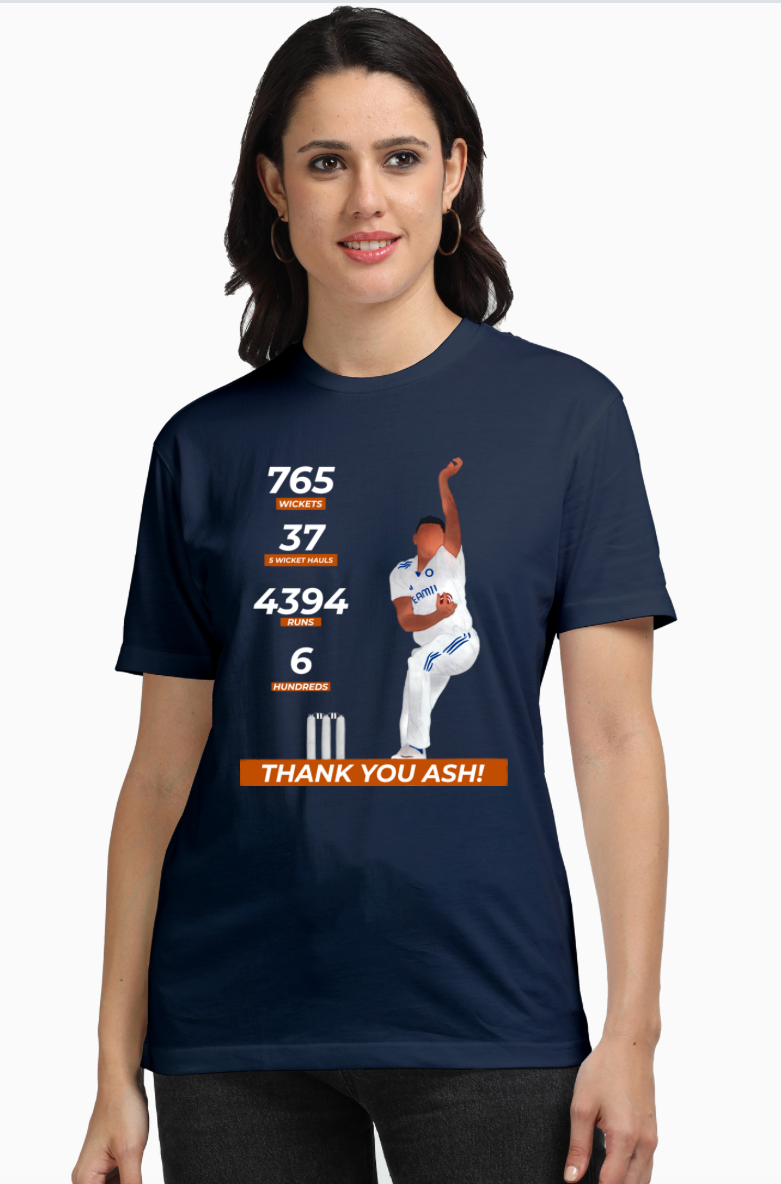 R Ashwin - Thank you Ash - Unisex Supima T