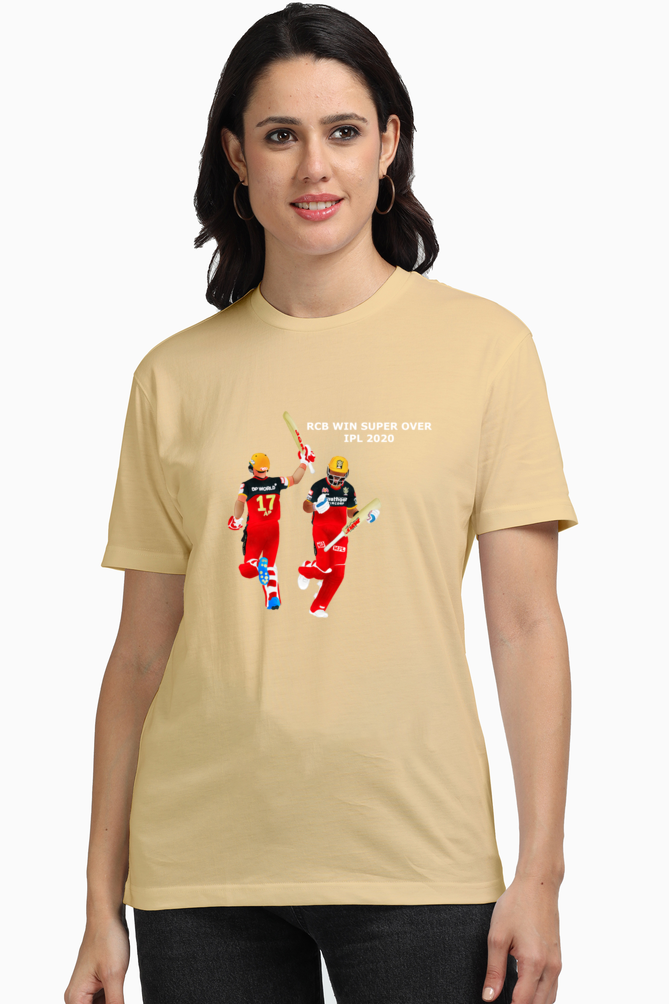 RCB Win Super Over vs MI - Unisex Supima T