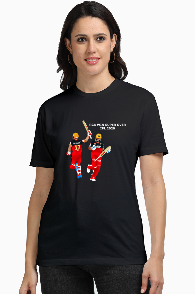 RCB Win Super Over vs MI - Unisex Supima T