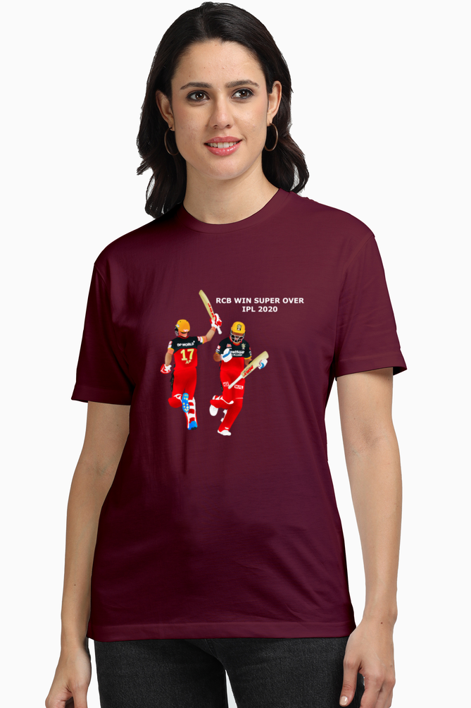 RCB Win Super Over vs MI - Unisex Supima T