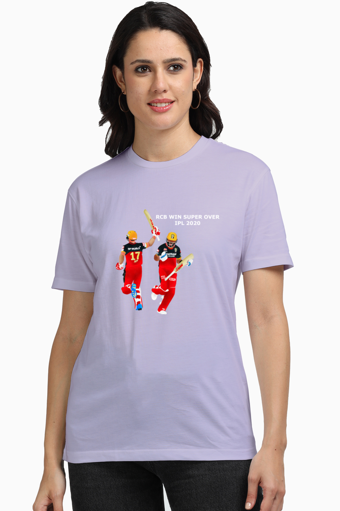 RCB Win Super Over vs MI - Unisex Supima T