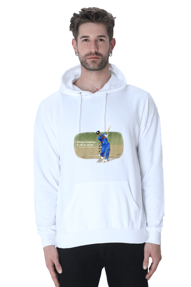 MS Dhoni - 2011 World Cup Win - Unisex Hoodie