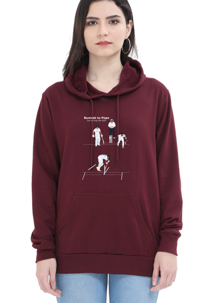 Jasprit Bumrah - Yorker to Pope - Unisex Hoodie