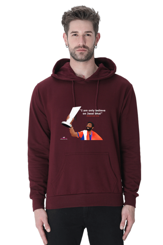 Bumrah - I only believe on Jassi bhai - T20 - Unisex Hoodie