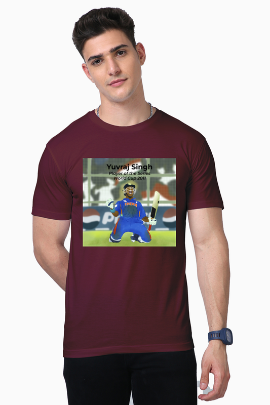 Yuvraj Singh - 2011 World Cup Win - Unisex Supima T