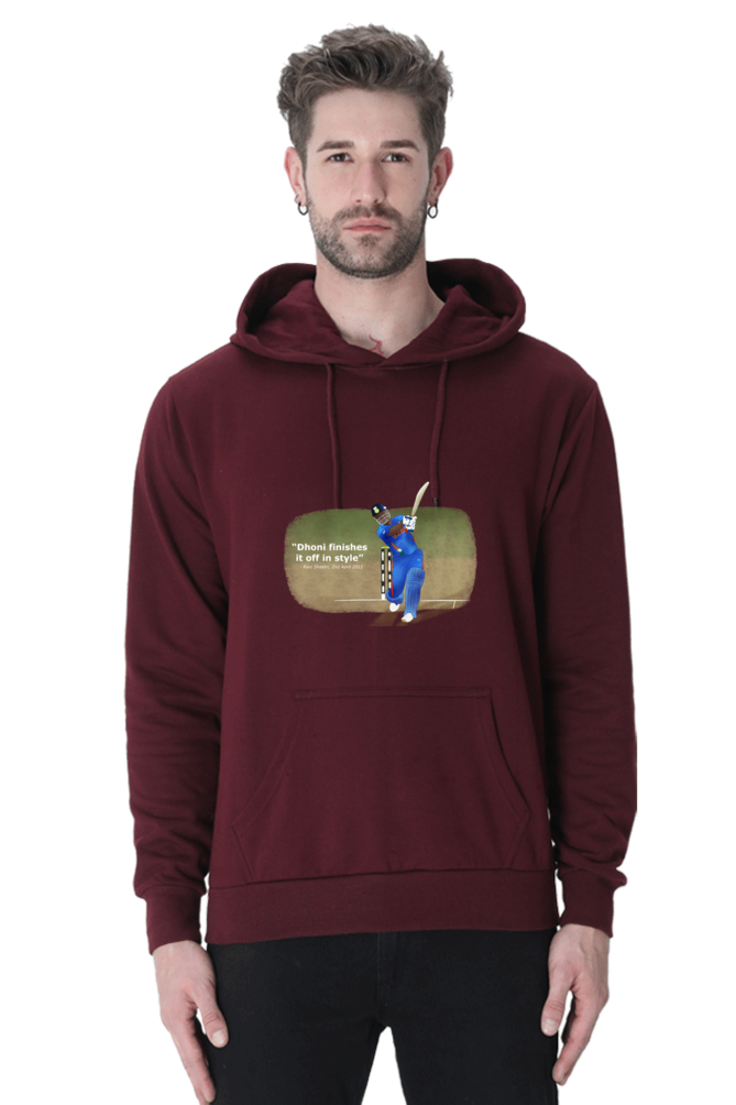 MS Dhoni - 2011 World Cup Win - Unisex Hoodie