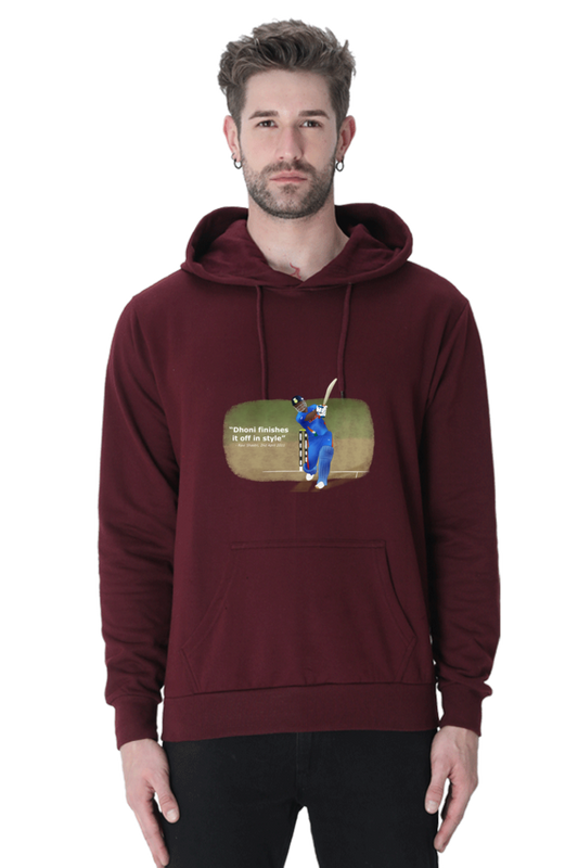 MS Dhoni - 2011 World Cup Win - Unisex Hoodie