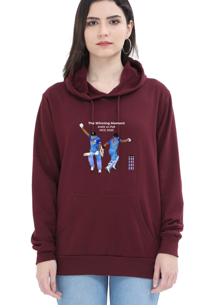 Ashwin & Kohli - The Winning Moment - India v Pak 2022 - Unisex Hoodie