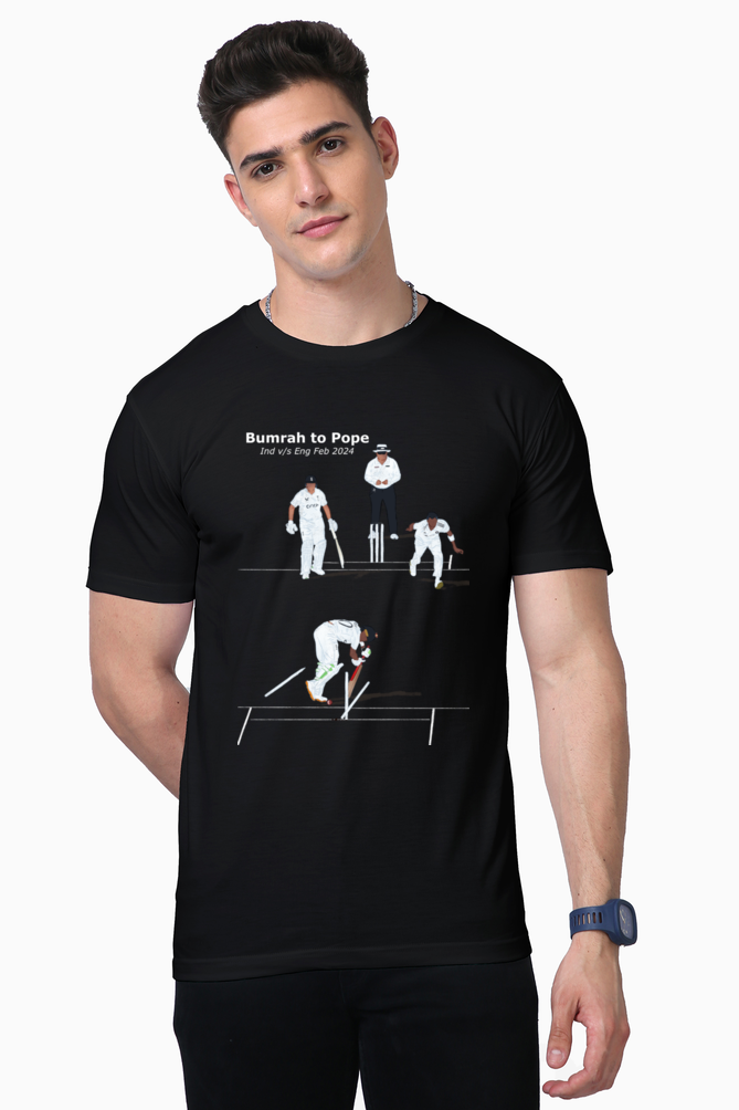 Jasprit Bumrah - Yorker to Pope - Unisex Supima T