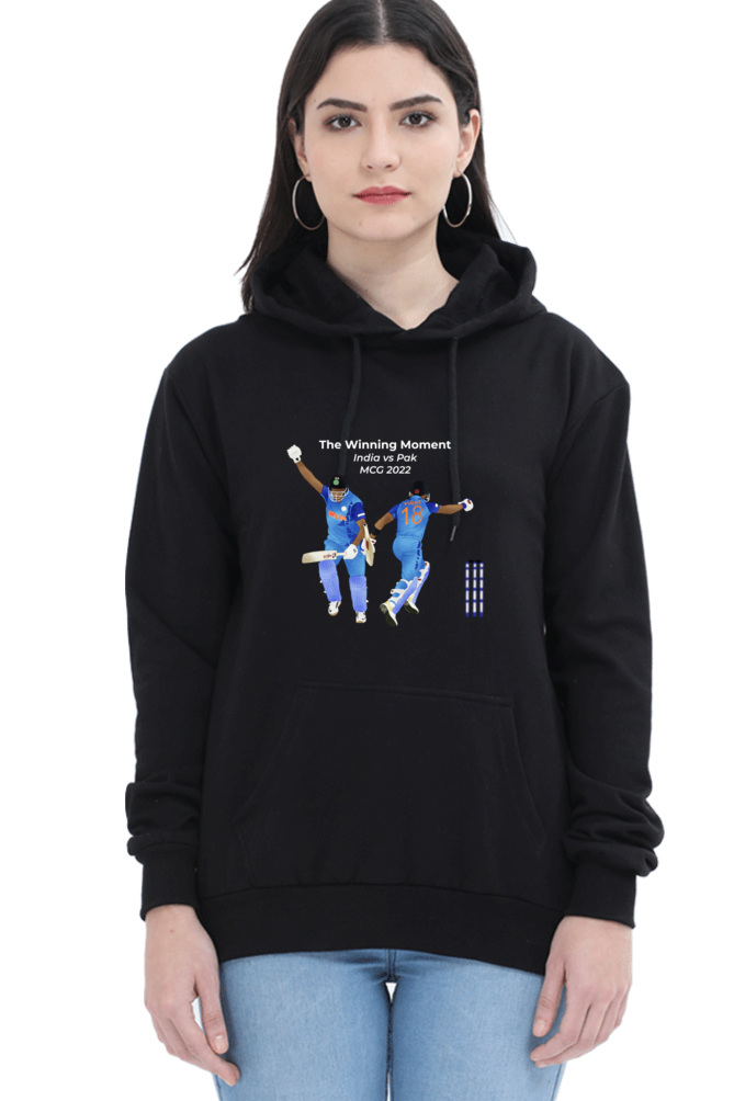 Ashwin & Kohli - The Winning Moment - India v Pak 2022 - Unisex Hoodie