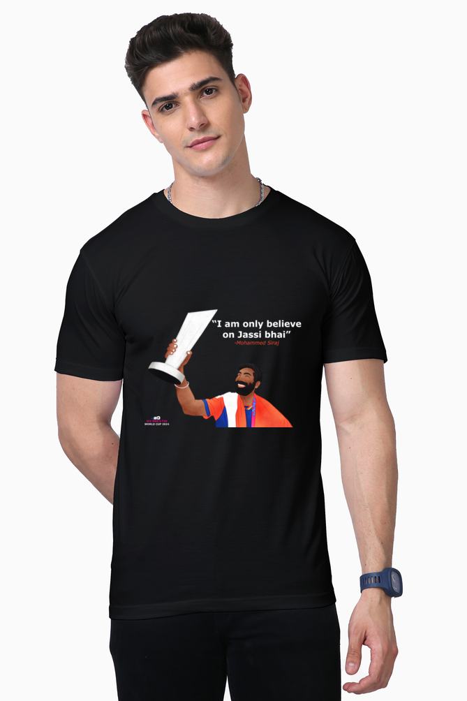 Bumrah - I only believe on Jassi bhai - T20 - Unisex Supima T