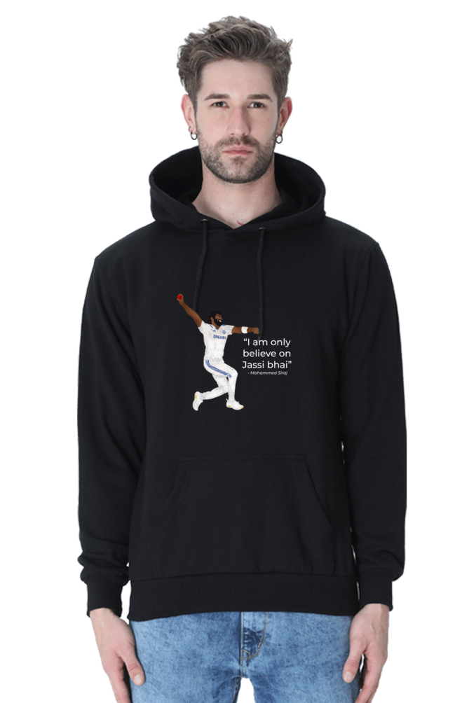 Bumrah - I only believe on Jassi bhai - Test - Unisex Hoodie