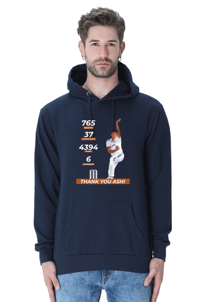 R Ashwin - Thank you Ash - Unisex Hoodie