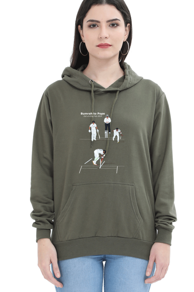 Jasprit Bumrah - Yorker to Pope - Unisex Hoodie