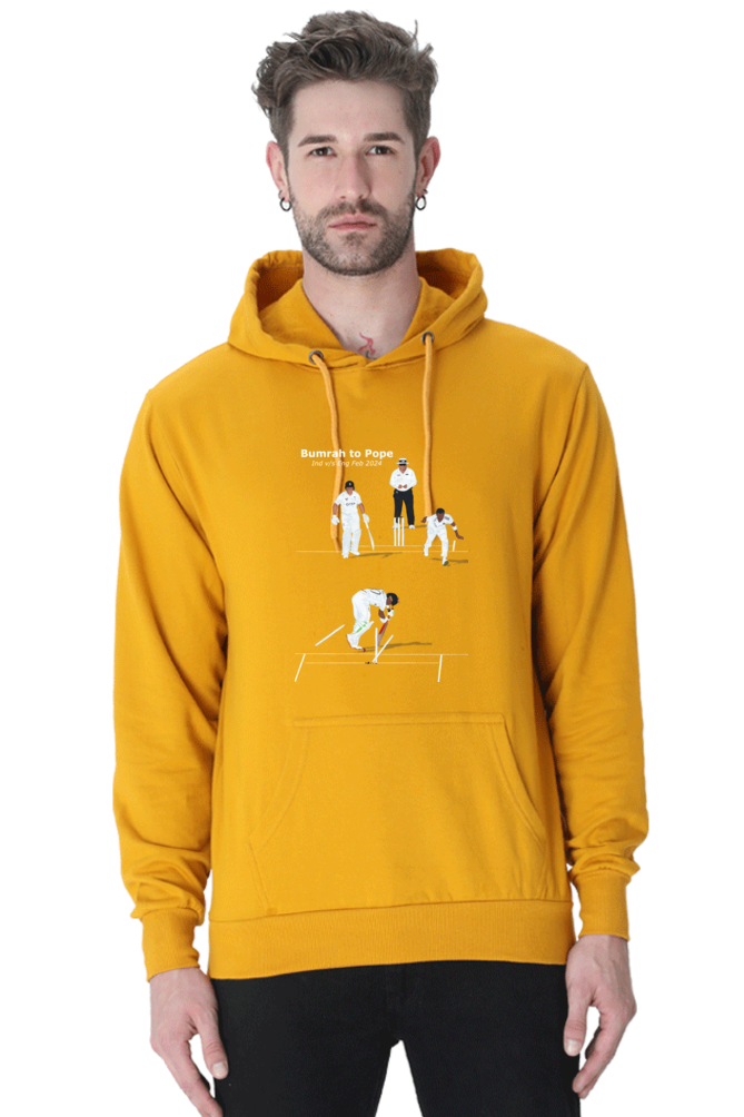 Jasprit Bumrah - Yorker to Pope - Unisex Hoodie