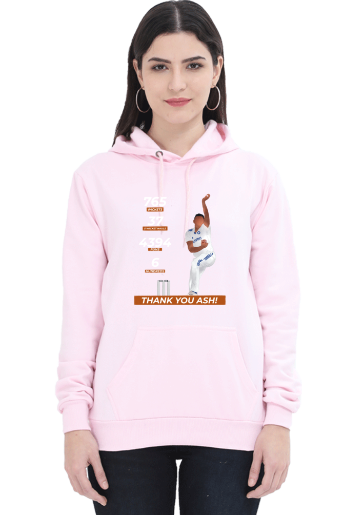 R Ashwin - Thank you Ash - Unisex Hoodie