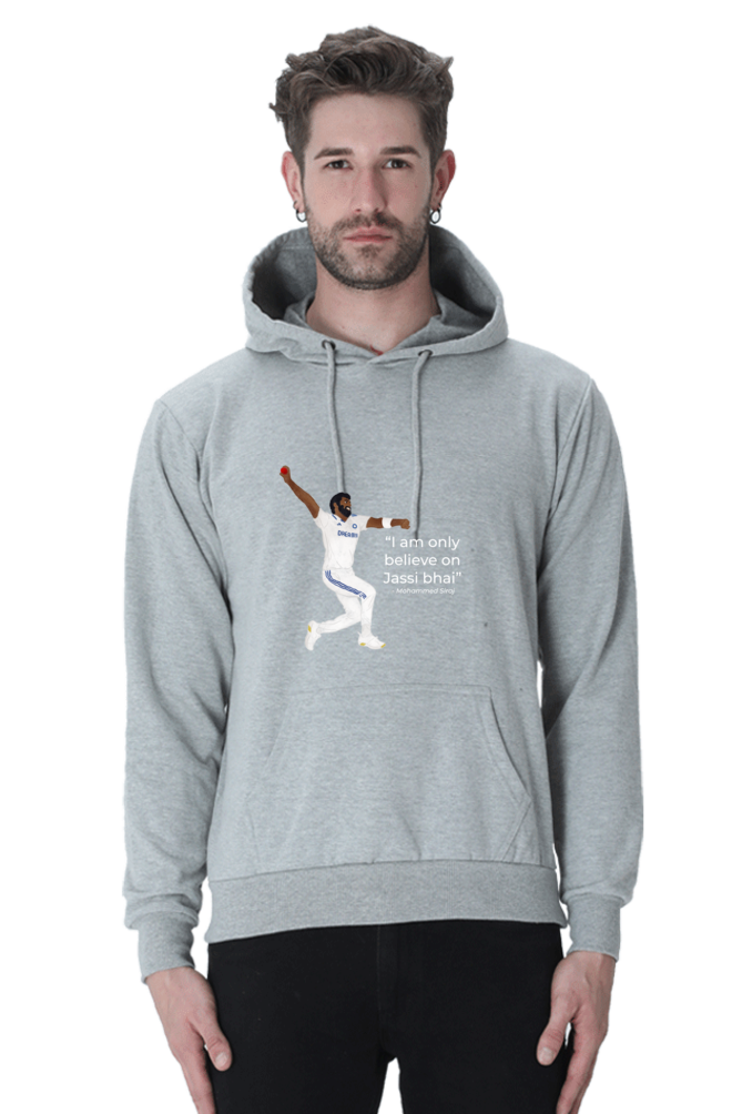 Bumrah - I only believe on Jassi bhai - Test - Unisex Hoodie