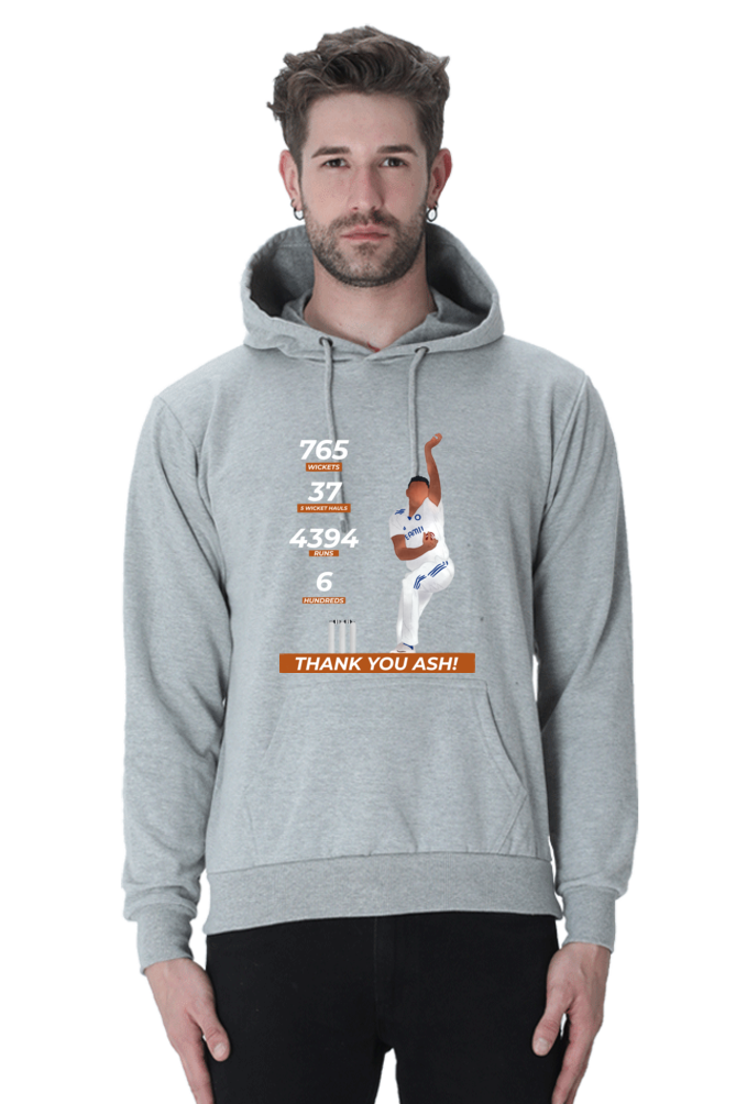 R Ashwin - Thank you Ash - Unisex Hoodie