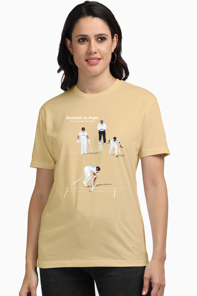 Jasprit Bumrah - Yorker to Pope - Unisex Supima T