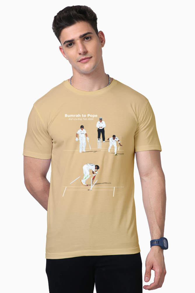 Jasprit Bumrah - Yorker to Pope - Unisex Supima T