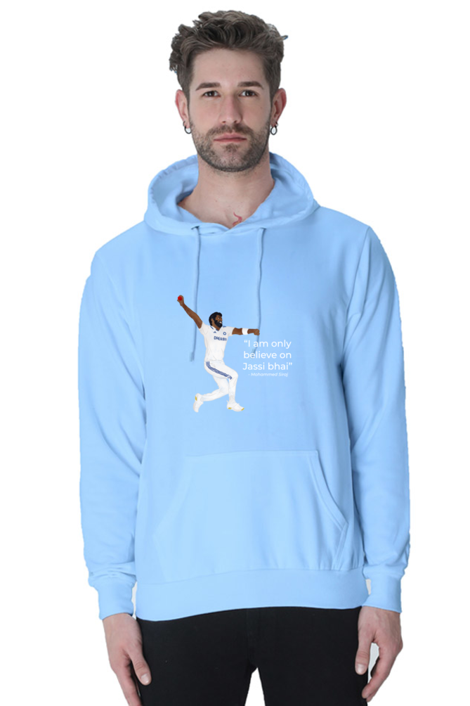 Bumrah - I only believe on Jassi bhai - Test - Unisex Hoodie