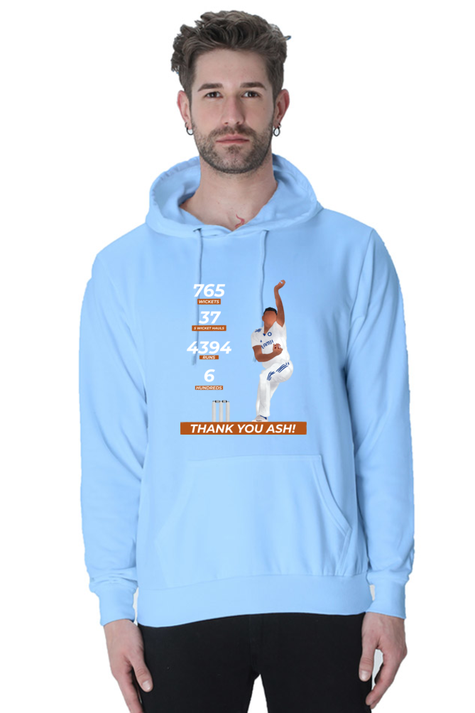 R Ashwin - Thank you Ash - Unisex Hoodie