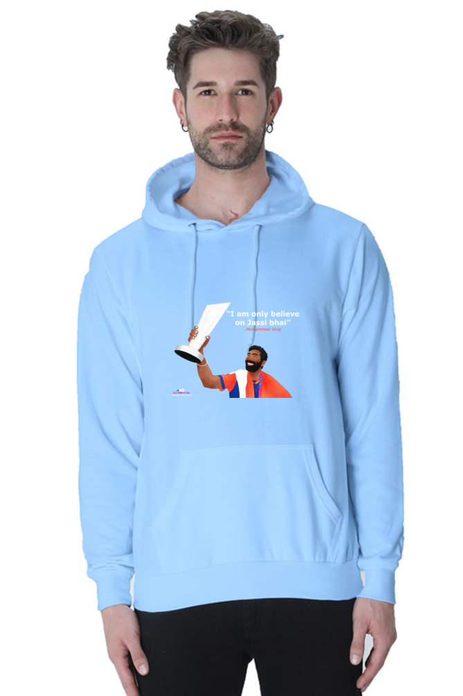 Bumrah - I only believe on Jassi bhai - T20 - Unisex Hoodie