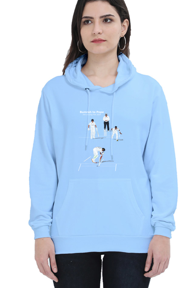 Jasprit Bumrah - Yorker to Pope - Unisex Hoodie