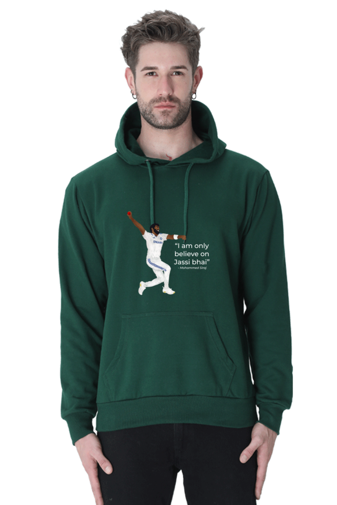 Bumrah - I only believe on Jassi bhai - Test - Unisex Hoodie