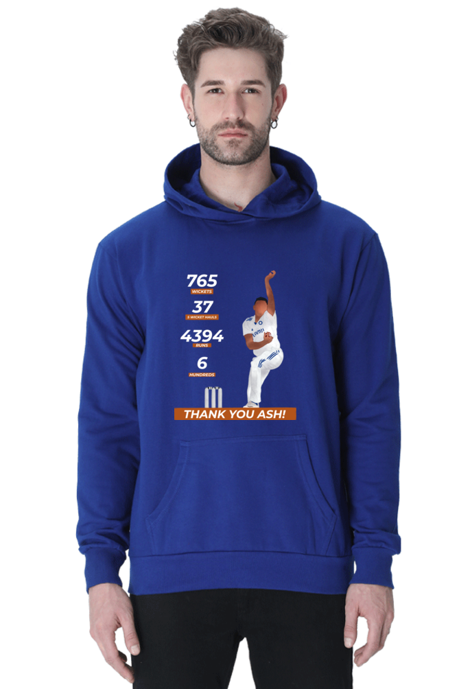 R Ashwin - Thank you Ash - Unisex Hoodie