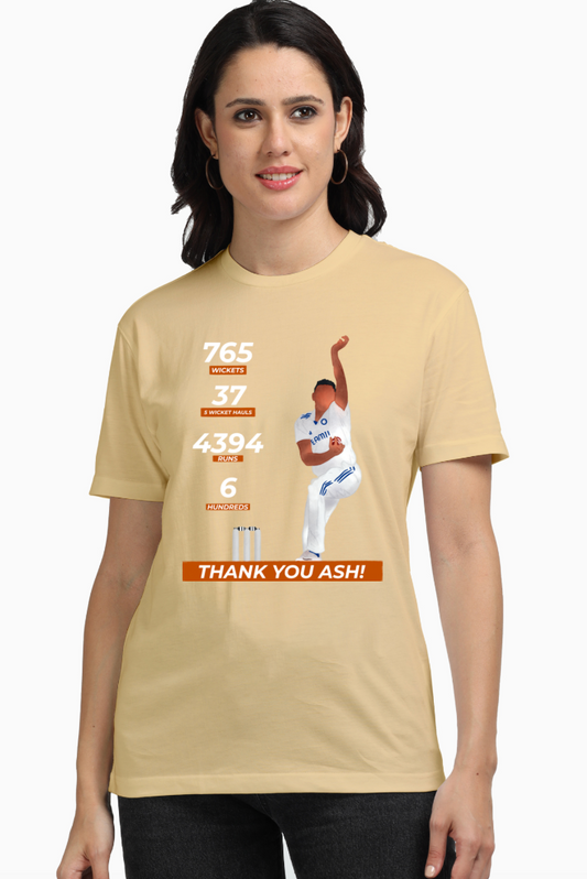 R Ashwin - Thank you Ash - Unisex Supima T